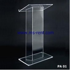 บริการให้เช่าโพเดียมอะคริลิก เช่าโพเดียมอะคริลิค เช่าโพเดียม